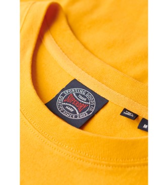 Superdry T-shirt amarela Field Athletic