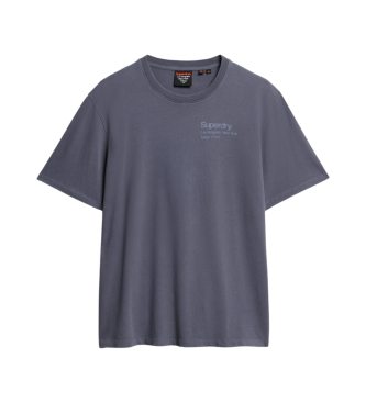Superdry T-shirt with logo Core City grey
