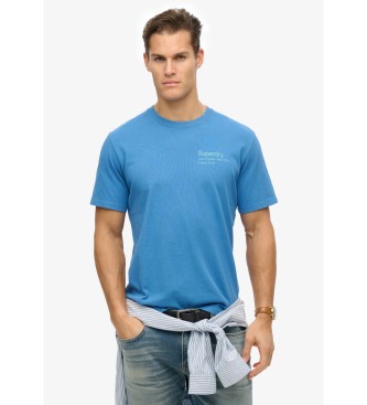 Superdry Core City logo T-shirt blue