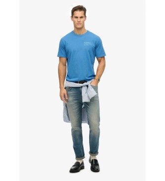 Superdry Core City logo T-shirt blue