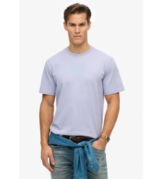 Superdry Camiseta con logo Core City lila