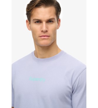 Superdry Camiseta con logo Core City lila