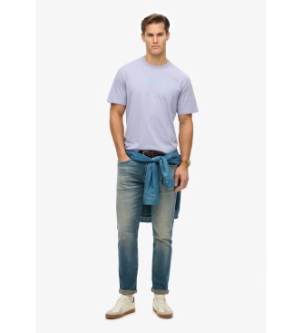 Superdry Camiseta con logo Core City lila