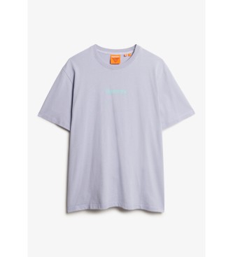 Superdry Camiseta con logo Core City lila