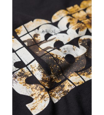 Superdry Foto-T-Shirt schwarz