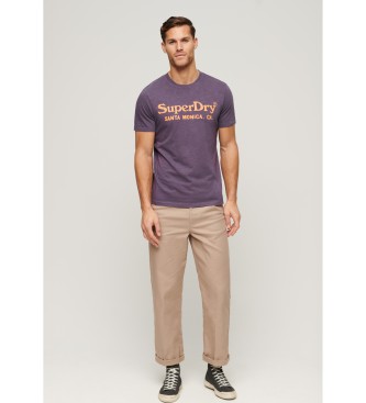 Superdry Venue Classic T-shirt lilac