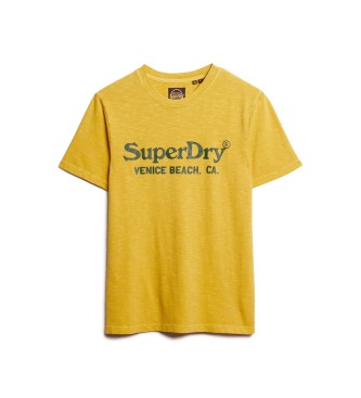 Superdry T-shirt classique Venue jaune 