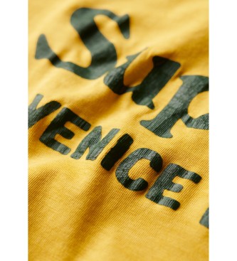 Superdry T-shirt classique Venue jaune 