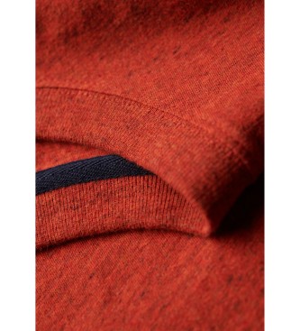 Superdry T-shirt vintage com bordados vermelhos