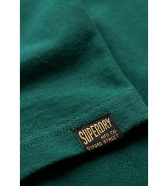 Superdry Vintage Heritage logo T-shirt groen