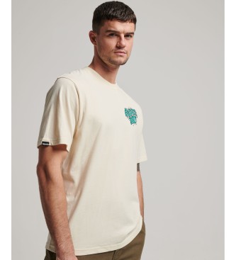 Superdry Logo Creatures T-shirt off-white