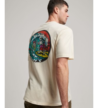 Superdry Logo Creatures T-shirt off-white