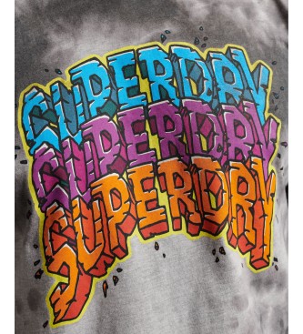 Superdry Vintage Logo Creatures logo t-shirt grey