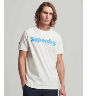 Superdry Vintage Terrain Classic logo T-shirt blanc