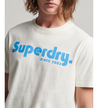 Superdry Camiseta con logotipo Vintage Terrain Classic blanco