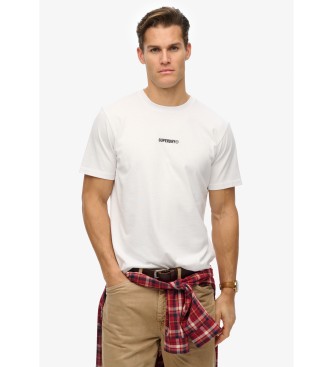 Superdry T-shirt com micrologo branco