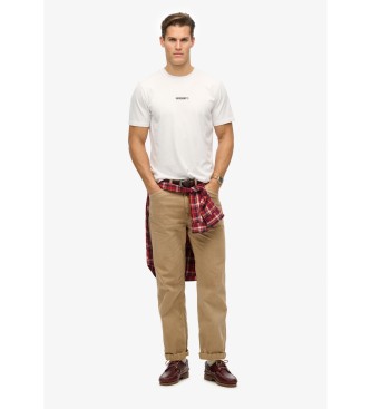 Superdry T-shirt com micrologo branco