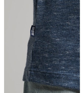 Superdry Camiseta de algodn orgnico con logotipo Essential azul