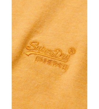 Superdry T-shirt com logtipo Amarelo essencial