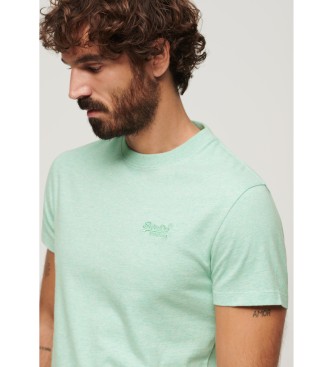 Superdry T-shirt med logo Essential lysegrn