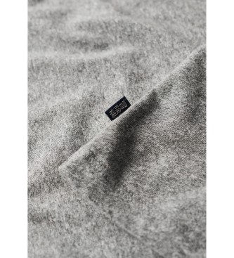 Superdry T-shirt med logo Essential grey