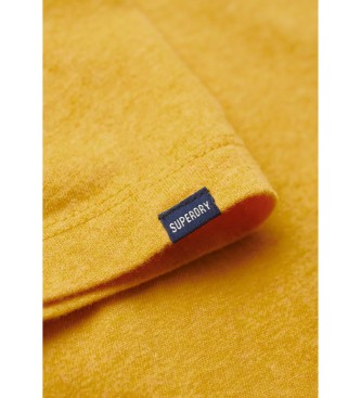Superdry T-shirt com logtipo Amarelo essencial