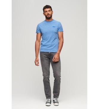 Superdry T-shirt blu con logo Essential