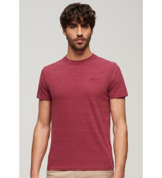 Superdry T-shirt com logtipo Essential vermelho