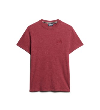 Superdry T-shirt met logo Essential rood
