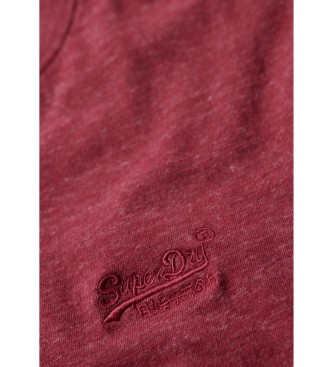Superdry T-shirt com logtipo Essential vermelho