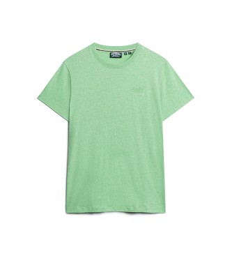 Superdry Koszulka z logo Essential zielona