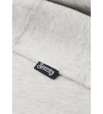 Superdry Majica z logotipom Essential siva