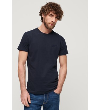 Superdry T-shirt Essential em algodo orgnico preto