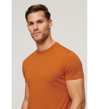 Superdry T-shirt essenziale in cotone biologico arancione