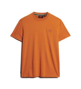 Superdry T-shirt essenziale in cotone biologico arancione