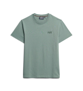 Superdry T-shirt essentiel en coton biologique vert