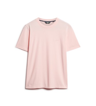 Superdry T-shirt brod du logo Vintage rose