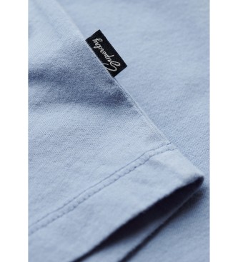Superdry Camiseta de bisbol con logotipo Essential azul