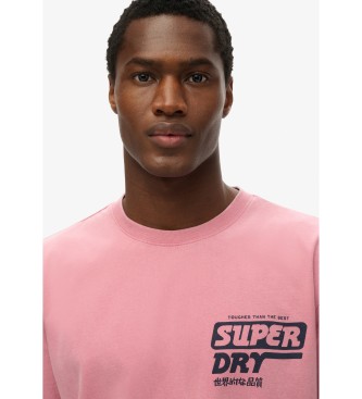 Superdry Trade Tools T-shirt pink