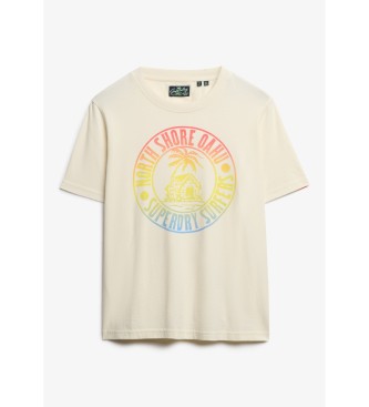 Superdry Beigefarbenes T-Shirt in lockerer Passform von City Love