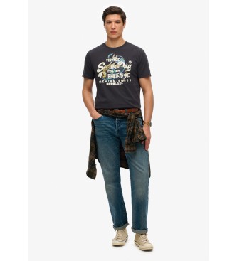 Superdry Vintage Tokyo T-shirt sort