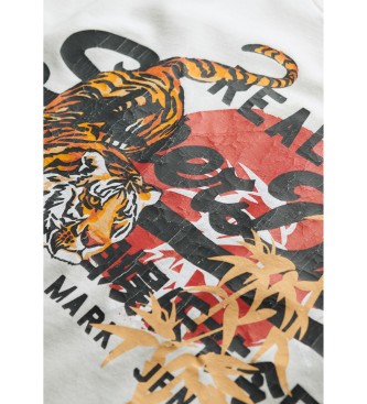 Superdry Vintage Tokio majica bela