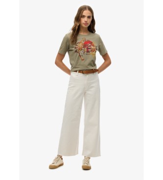 Superdry T-shirt med avslappnad passform och logotyp Vintage Tokyo green