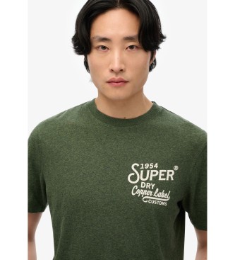 Superdry Copper Label green relaxed fit T-shirt