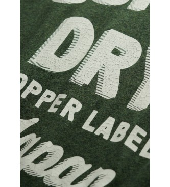 Superdry Copper Label green relaxed fit T-shirt