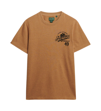 Superdry T-shirt jaune Vintage Workwear