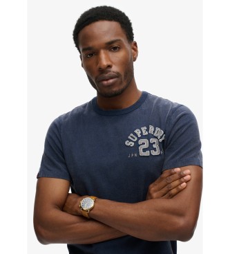 Superdry Vintage Athletic mornariška majica s kratkimi rokavi