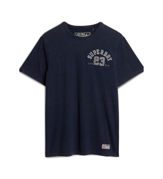 Superdry Vintage Athletic mornariška majica s kratkimi rokavi