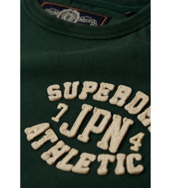 Superdry Vintage Athletic groen T-shirt