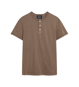 Superdry Grandad T-shirt brown